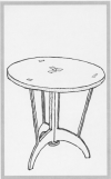 Pelarbord Norrgavel